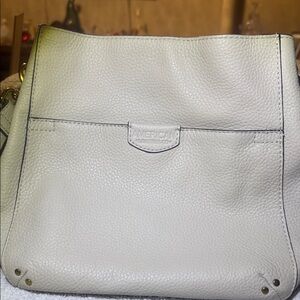 American Leather Shoulder Bag in Cream